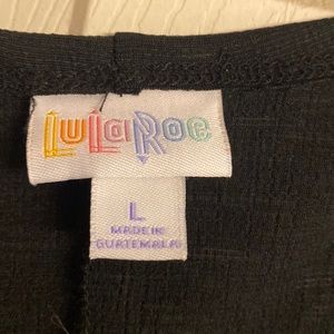 LuLaRpe sleeveless black light weight long cardigan